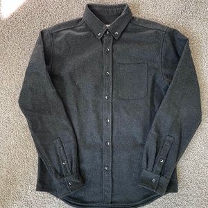 Anian Melton Wool Shirt Jacket - Size L